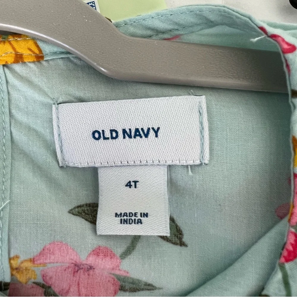 Old Navy Printed Swing Dress for Toddler Girls‎ Size 4T